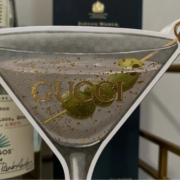 NWT FASHION WOOD ACCENT GG - Picture 3 of 3